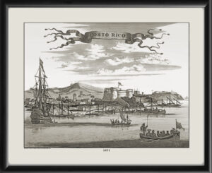 San Juan Puerto Rico 1671 Arnold Montanus