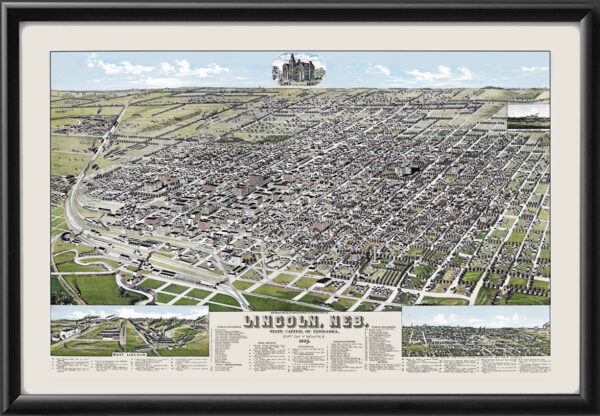Lincoln NE 1889 (Color)