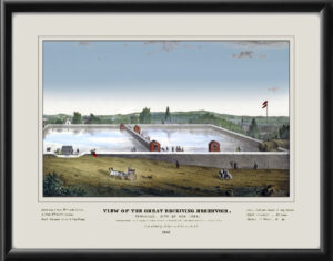 New York City NY 1842 - The Great Receiving Reservoir