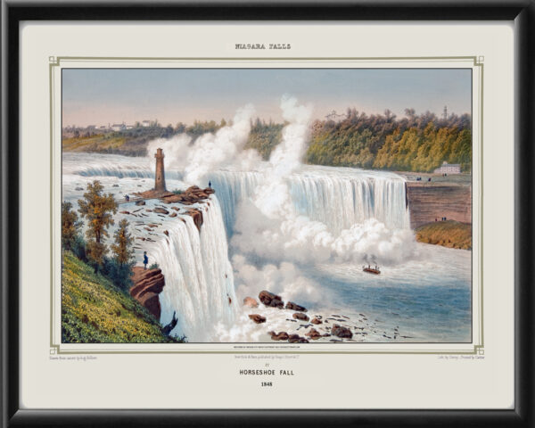 Niagara Falls - Horseshoe Fall 1848