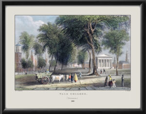 Yale College - New Haven CT 1838 (Color)