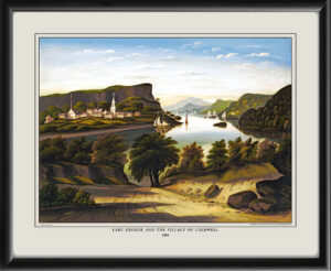 Lake George and the Village of Caldwell NY 1855 Thomas Chambers