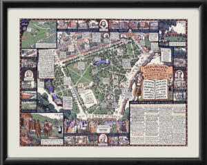 Boston Common 1930 Map