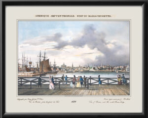 Boston MA 1829 Jacques Milbert TM
