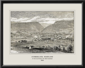 Cumberland MD 1866 alfred Waud Harper's Weekly tm