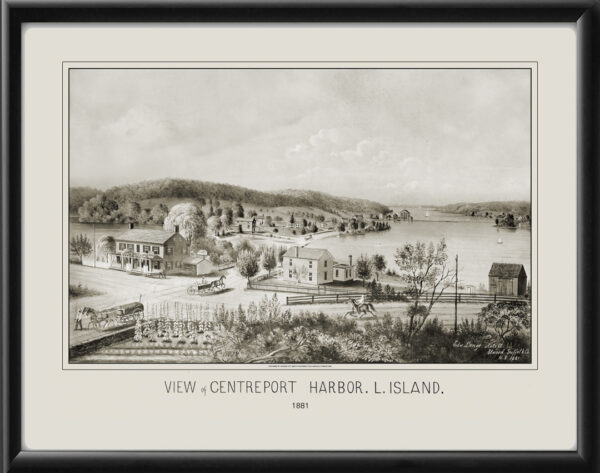 Centerport Harbor Long Island NY 1880 Edward Lange TM