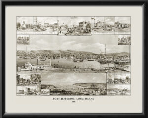 Port Jefferson Long Island NY 1886 Edward Lange tm