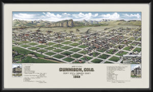 Gunnison CO 1882 Color