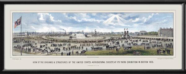 Boston MA 1855 (Color)