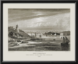New York Bay from Staten Island 1850