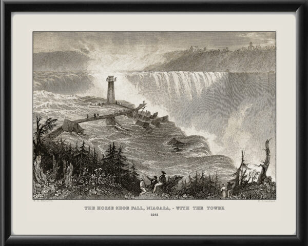 Niagara Falls - Horseshoe Fall 1845