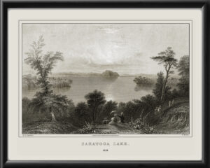 Saratoga Lake NY 1838