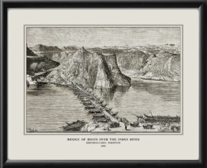Kushalgarh, Pakistan, 1895 - The Bridge of Boats