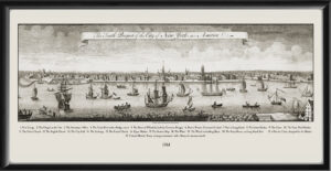 The south prospect of the city of New York in America 1761