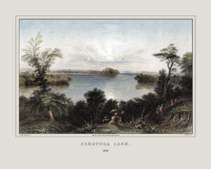 Saratoga Lake NY 1838