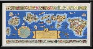 The Dole Map of the Hawaiian Islands 1937