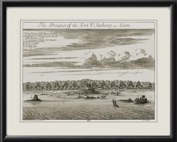 Fort St. Anthony at Axim, Ghana 1732