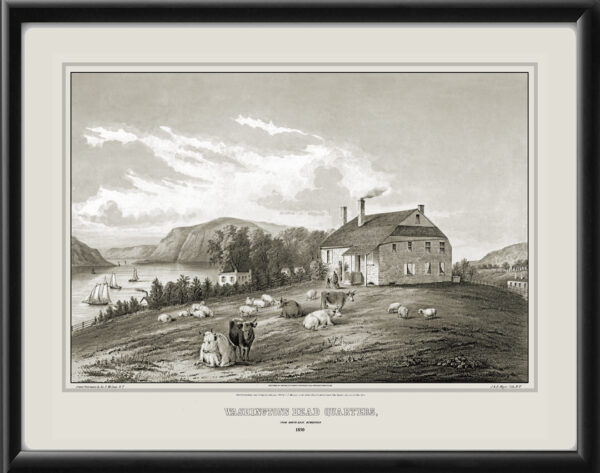 Newburgh NY 1850 - Gen. George Washington's Headquarters