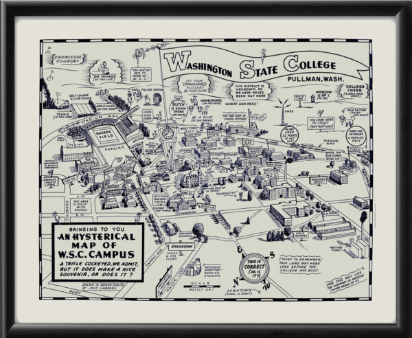 Washington State University - Hysterical Map 1946