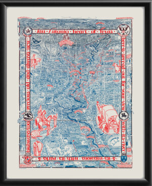 San Antonio TX 1926 - Historic Guide Map to San Antonio de Bexar