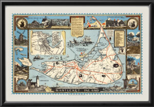 Nantucket MA 1846 Map