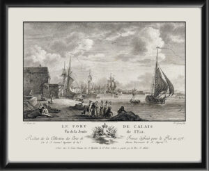 Calais, France 1776 Map