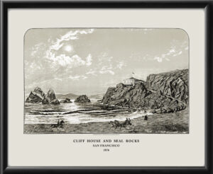 Cliff House - San Francisco 1876 Map