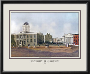 University of Cincinnati (Cincinnati College) 1819 Map