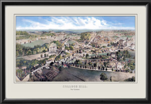 College Hill - Cincinnati OH 1865 (Color) Map