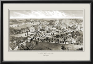 College Hill - Cincinnati OH 1865 Map