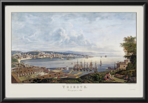 Trieste Italy 1838 Map