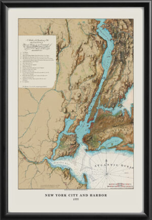 New York City and Harbor 1777