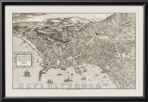 Naples Italy 1566 by Antonio Lafreri