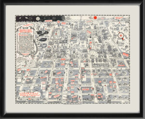 University of Nebraska 1931 Pictorial Map