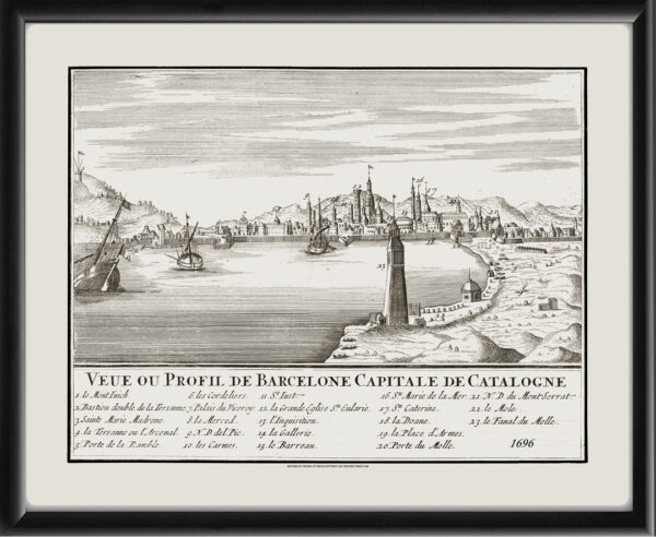 Barcelona Spain 1696