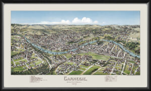 Carnegie, Pennsylvania 1897 T. M. Fowler Color