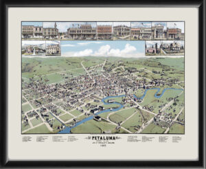 Petaluma CA 1885 WW Elliott