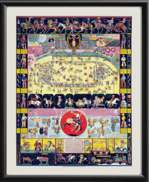 Salinas Rodeo in 1933 Jo Mora Sweetheart of the Rodeo