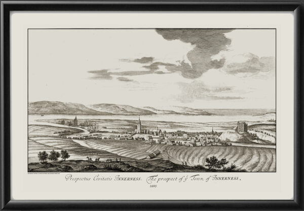 Inverness -The Prospect of ye Town of Innerness 1693 John Slezer