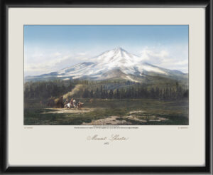 Mount Shasta CA 1872 James Smillie