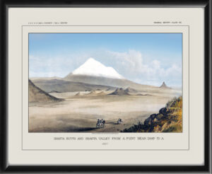 Mount Shasta CA 1857 U.S. Pacific Railroad Expeditions