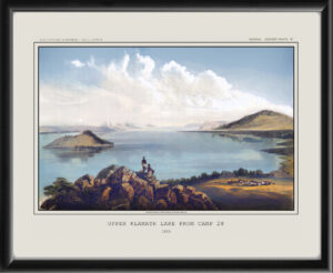 Upper Klamath Lake OR 1855 U.S. Pacific Railroad Expeditions