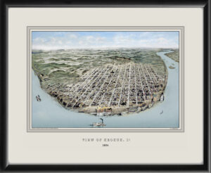 Keokuk IA 1854 J.T. Palmatary