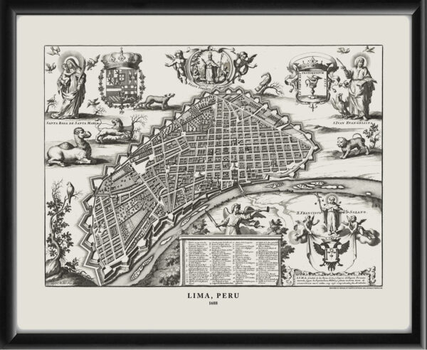 Lima Peru 1688 Joseph Mulder