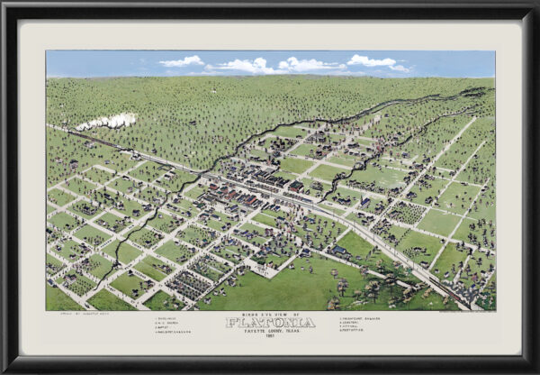 Flatonia TX 1881 Color