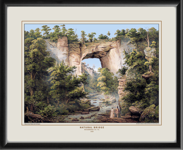 Natural Bridge, Virginia 1858 by Edward Beyer