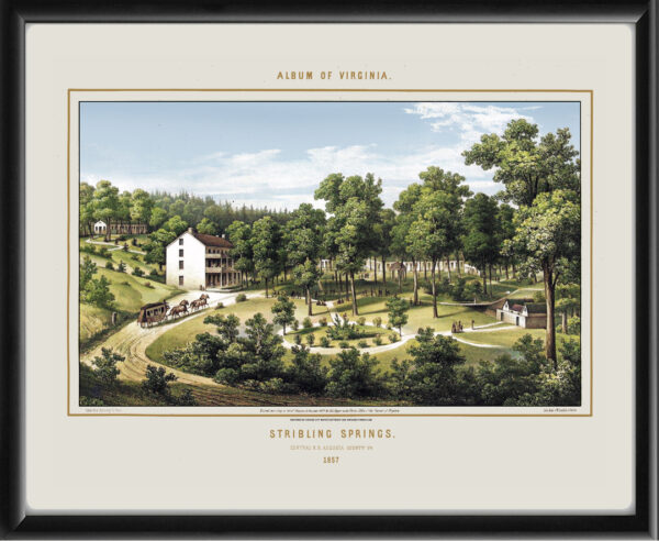 Stribling Springs VA 1857 Edward Beyer