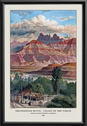 Smithsonian Butte - Valley of the Virgin AZ 1882