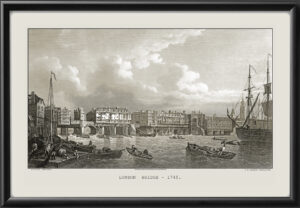 Old London Bridge 1745