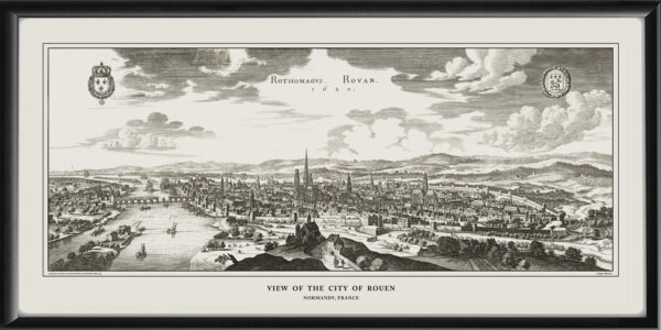 Rouen France 1620 Casper Merian
